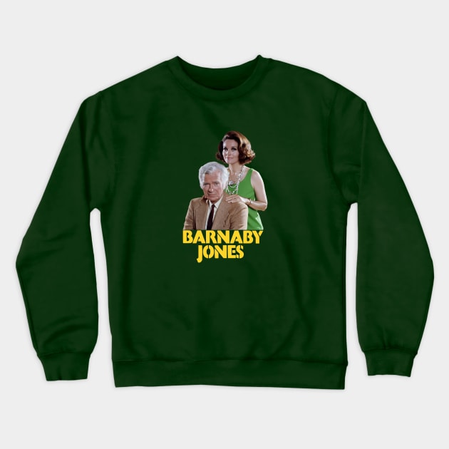 Barnaby Jones - Buddy Ebsen, Lee Meriwether Crewneck Sweatshirt by wildzerouk